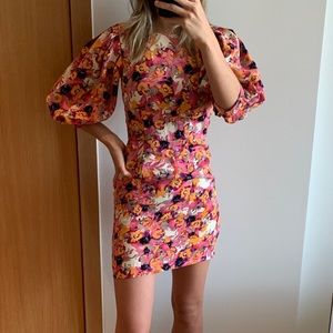 ASOS Monkl floral printed mini dress